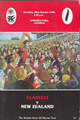 Llanelli v New Zealand 1989 rugby  Programme